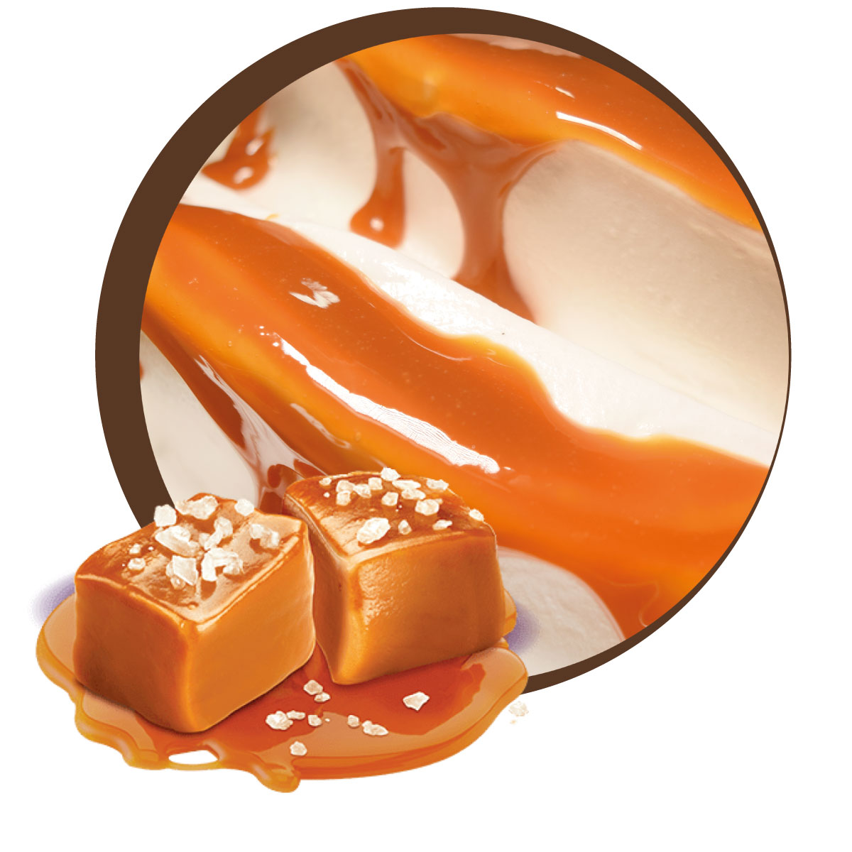 Crema spalmabile al caramello salato