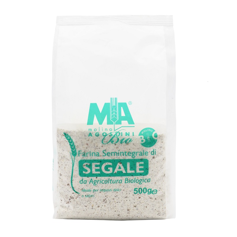 Farina semintegrale di segale bio