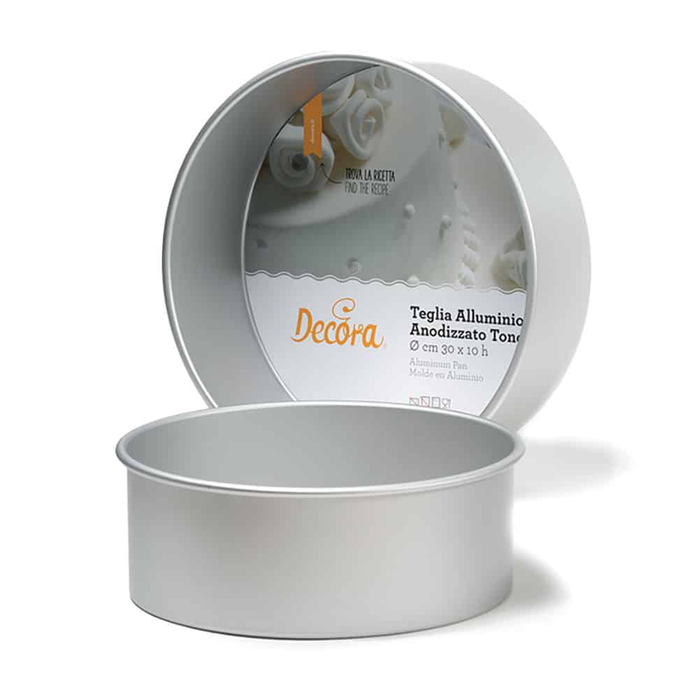 Teglia professionale tonda 25xh5