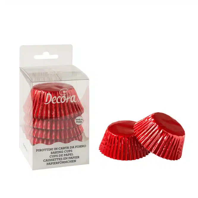 Pirottini Muffin Rosso Metallic