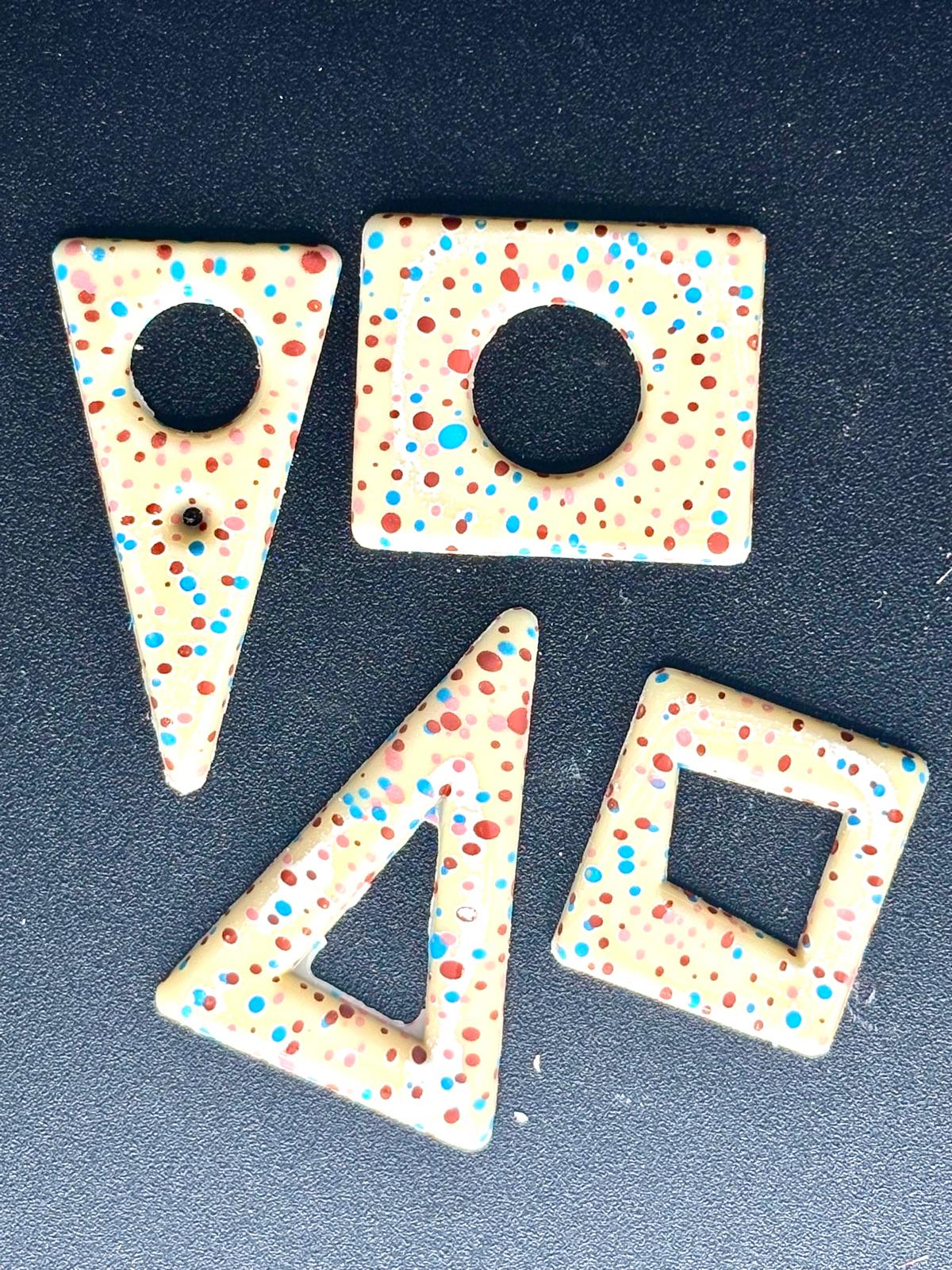 Decorazioni di cioccolato arlecchino